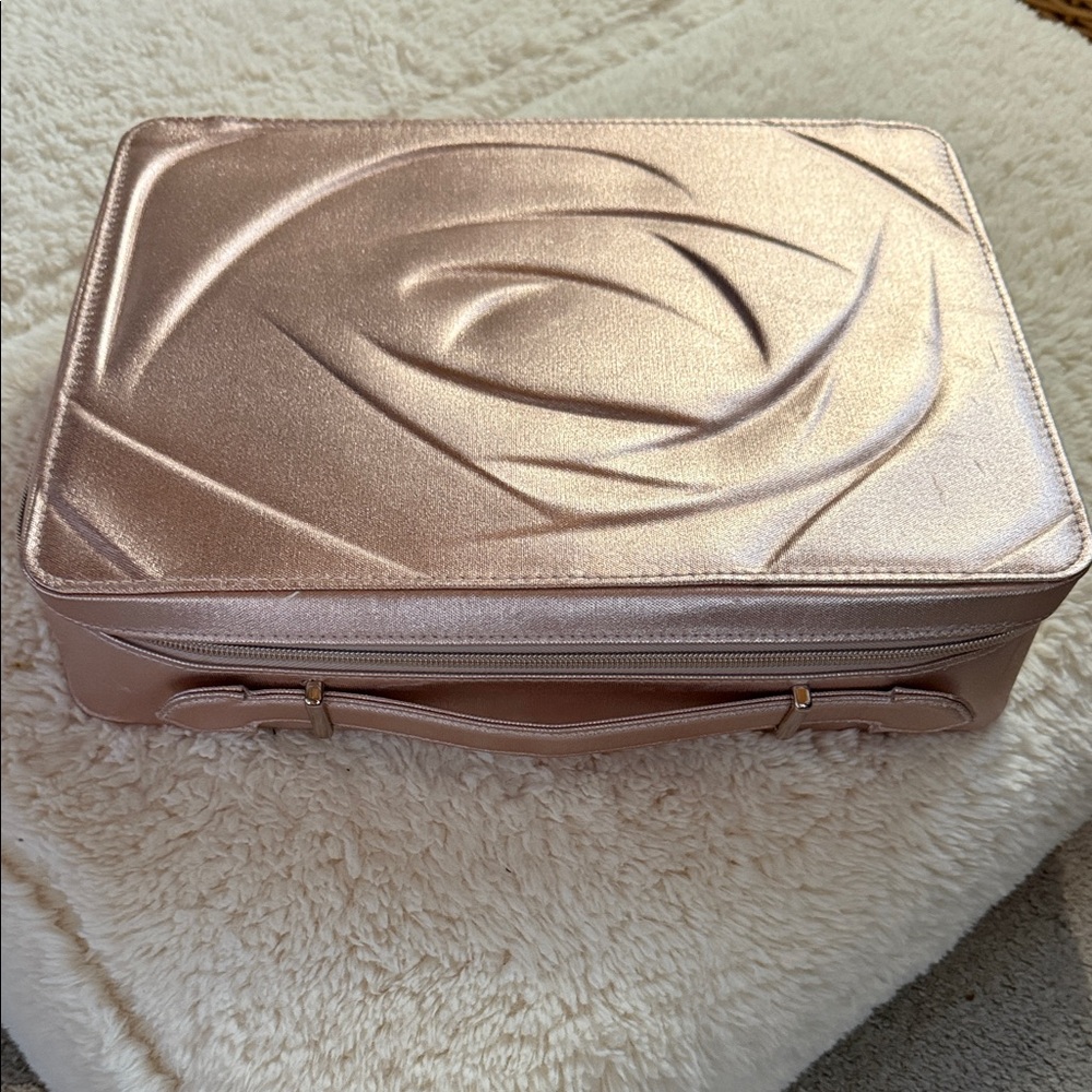 Lancome Cosmetic Set with Elegant Rose Gold Case